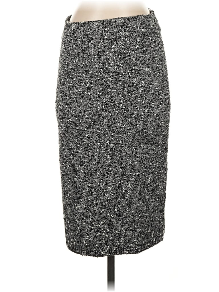 Pre-owned Ann Taylor Formal Skirt In Gray