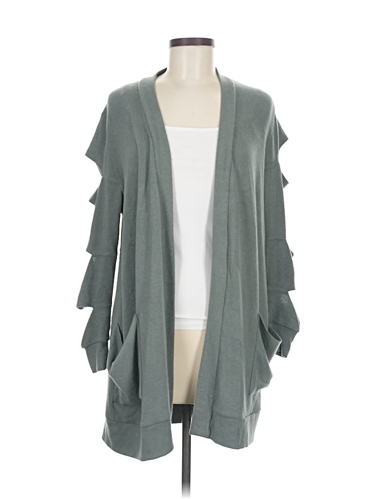 Pre-owned Chaser Cardigan Sweater In Gray