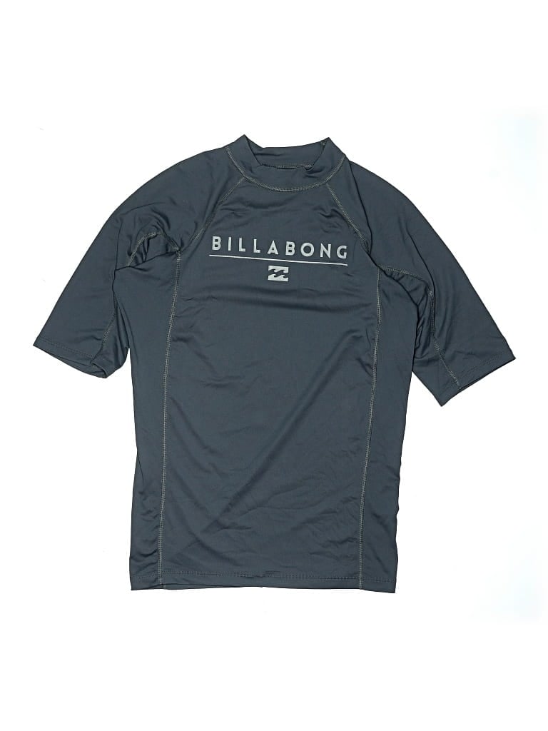 Pre-owned Billabong Kids' Rash Guard In Gray