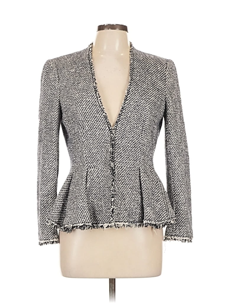 Pre-owned Rebecca Taylor Blazer Jacket In Gray