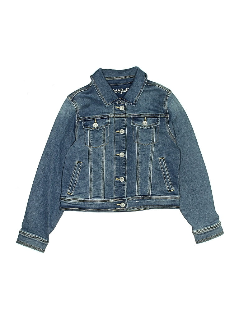 Pre-owned Cat & Jack Kids' Denim Jacket In Blue