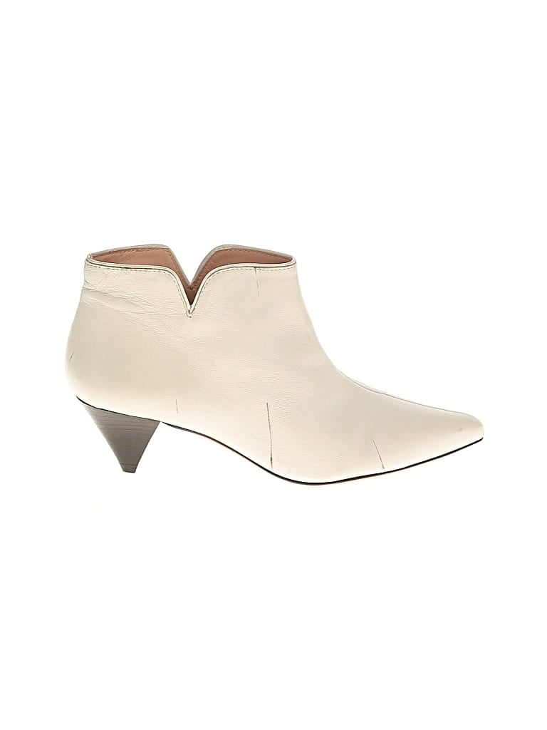 Pre-owned Kate Spade New York Ankle Boots In White
