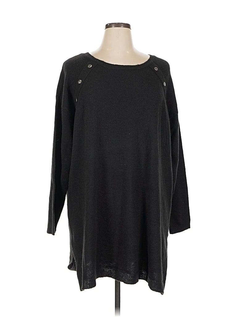 Pre-owned Ellos Pullover Sweater In Black