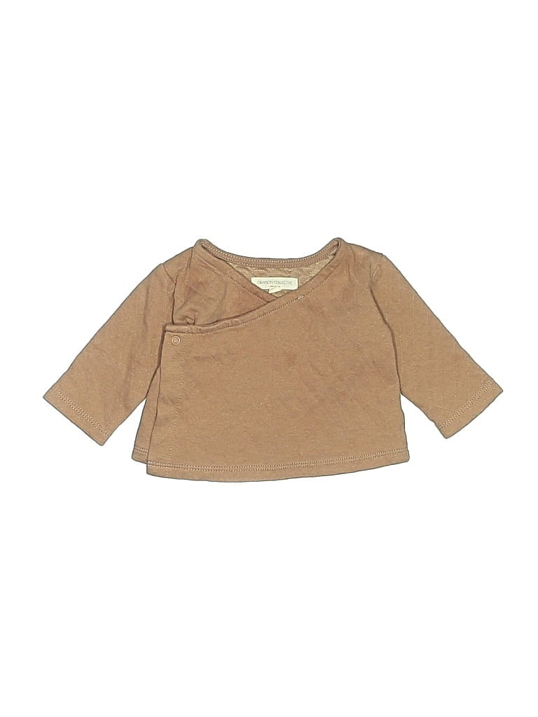 Pre-owned Grayson Collective Babies' Cardigan Sweater In Brown