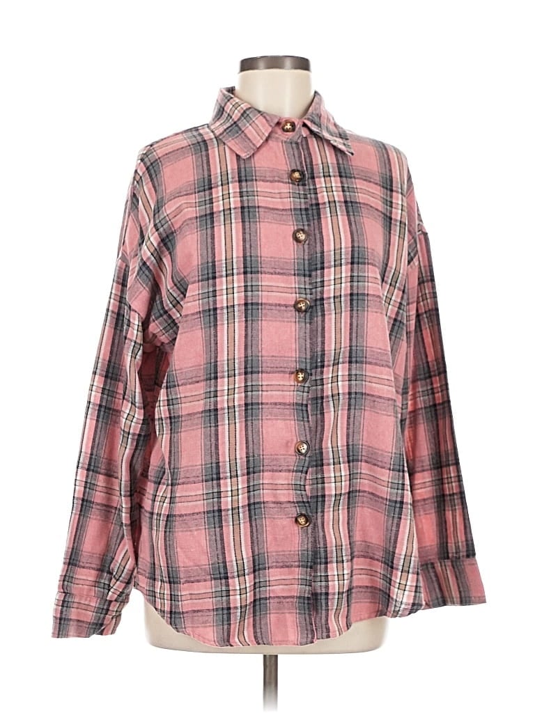 Pre-owned Fantaslook Long Sleeve Blouse In Pink