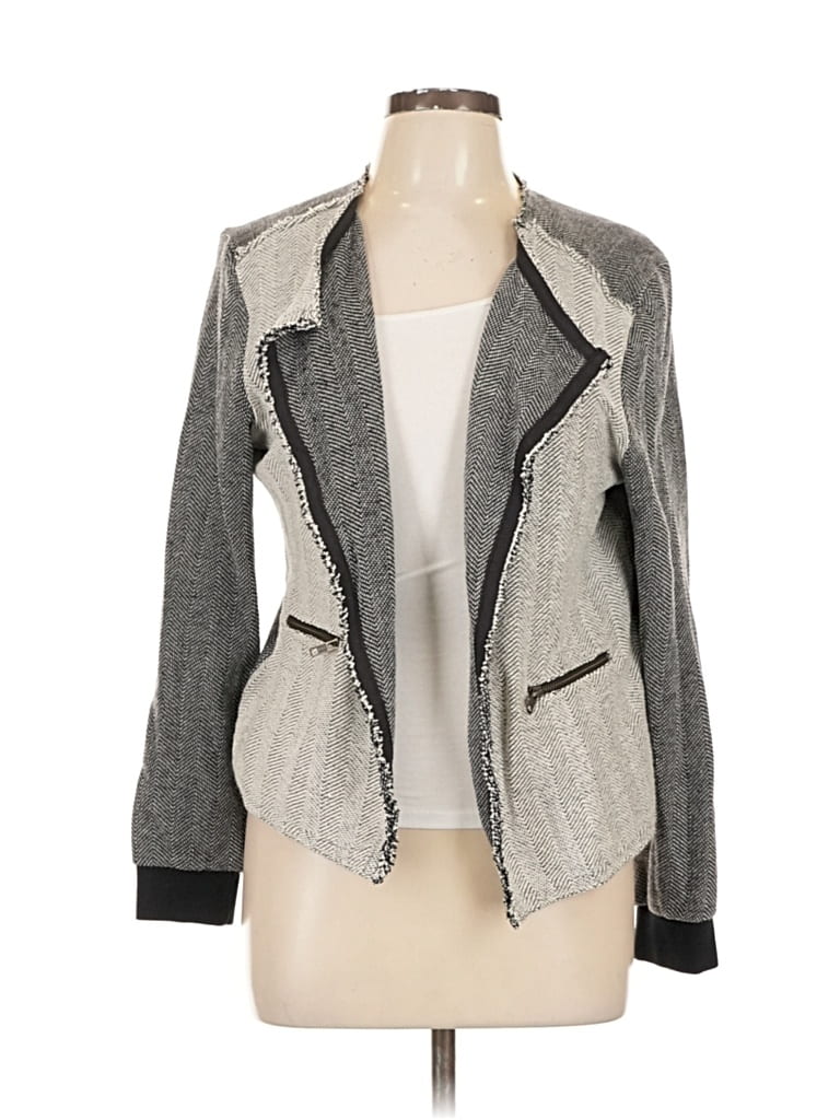 Pre-owned Caslon Jacket In Gray
