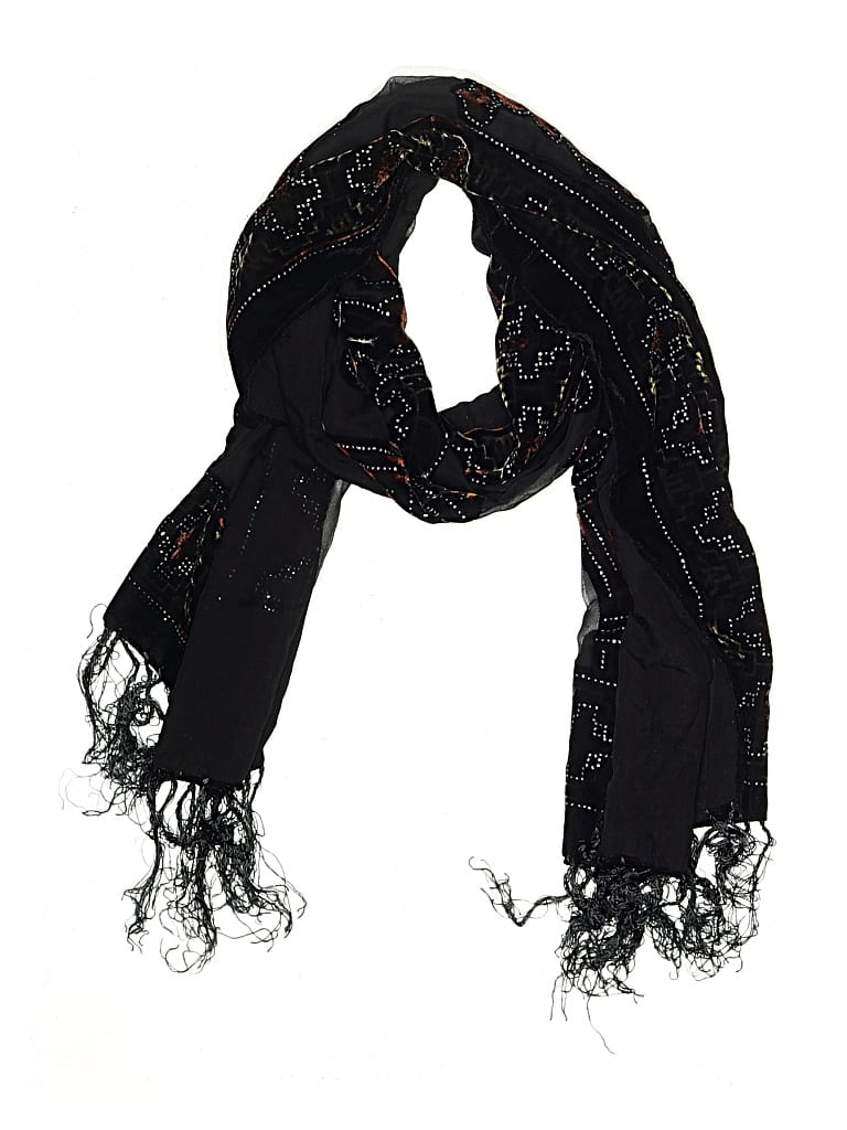 Pre-owned Unbranded Scarf In Black