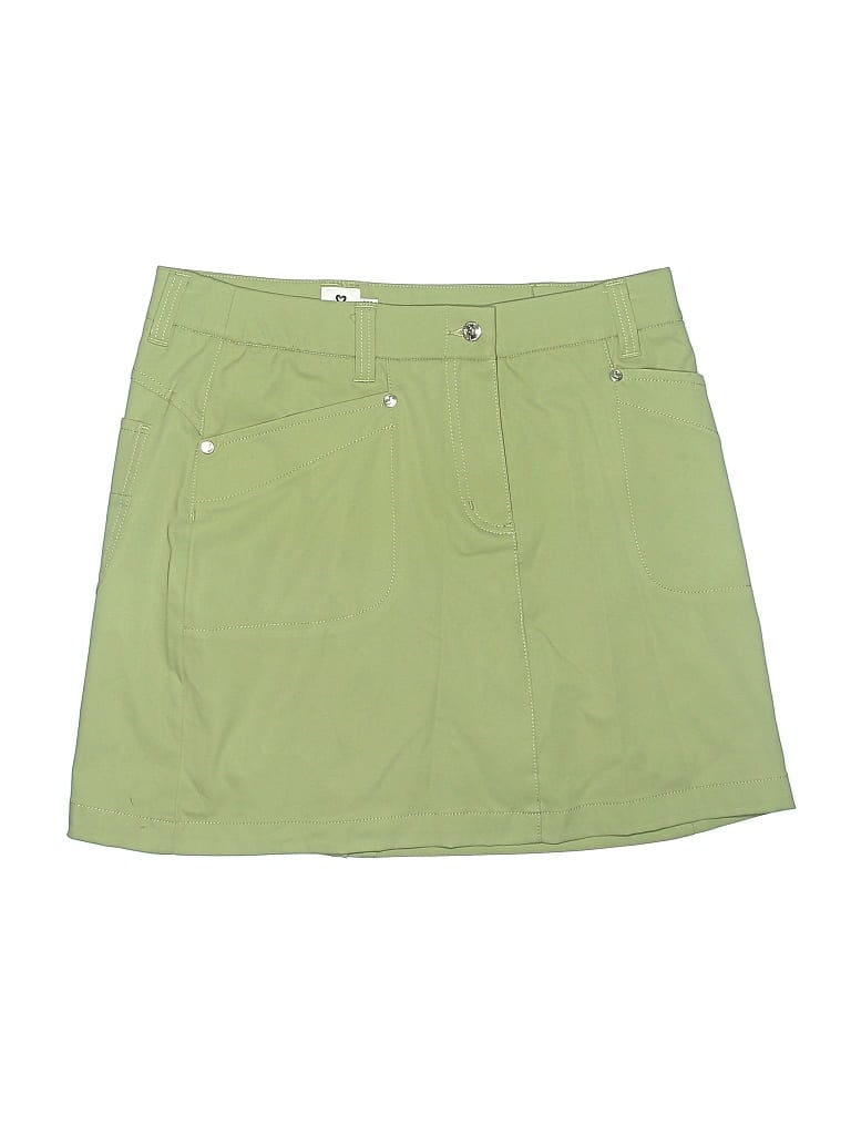 Pre-owned Daily Sports Active Skort In Green