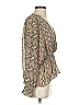 Generation Love 100% Polyester Tan 3/4 Sleeve Blouse Size S - photo 4