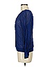 One Fine Day 100% Rayon Solid Blue Long Sleeve Blouse Size M - photo 5