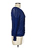 One Fine Day 100% Rayon Solid Blue Long Sleeve Blouse Size M - photo 4