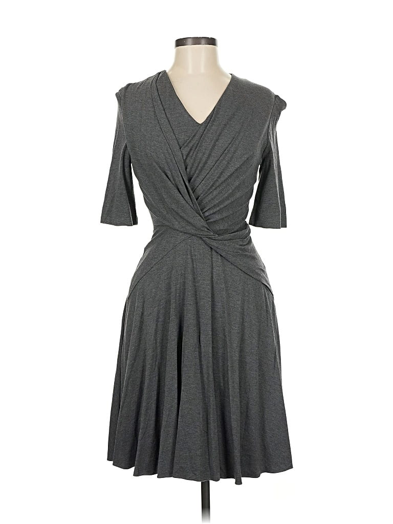 Pre-owned Mm. Lafleur Casual Dress In Gray