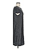 Theory 100% Silk Gray Casual Dress Size 8 - photo 4