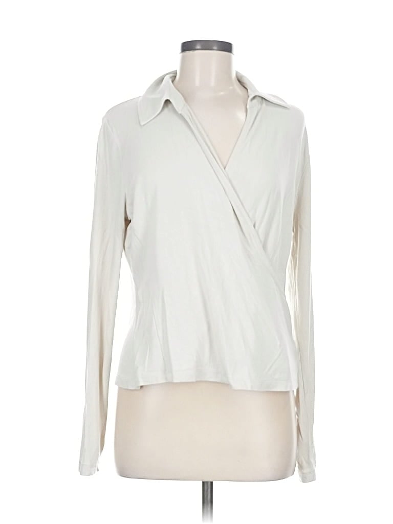 Pre-owned Cabi Cardigan Sweater In White