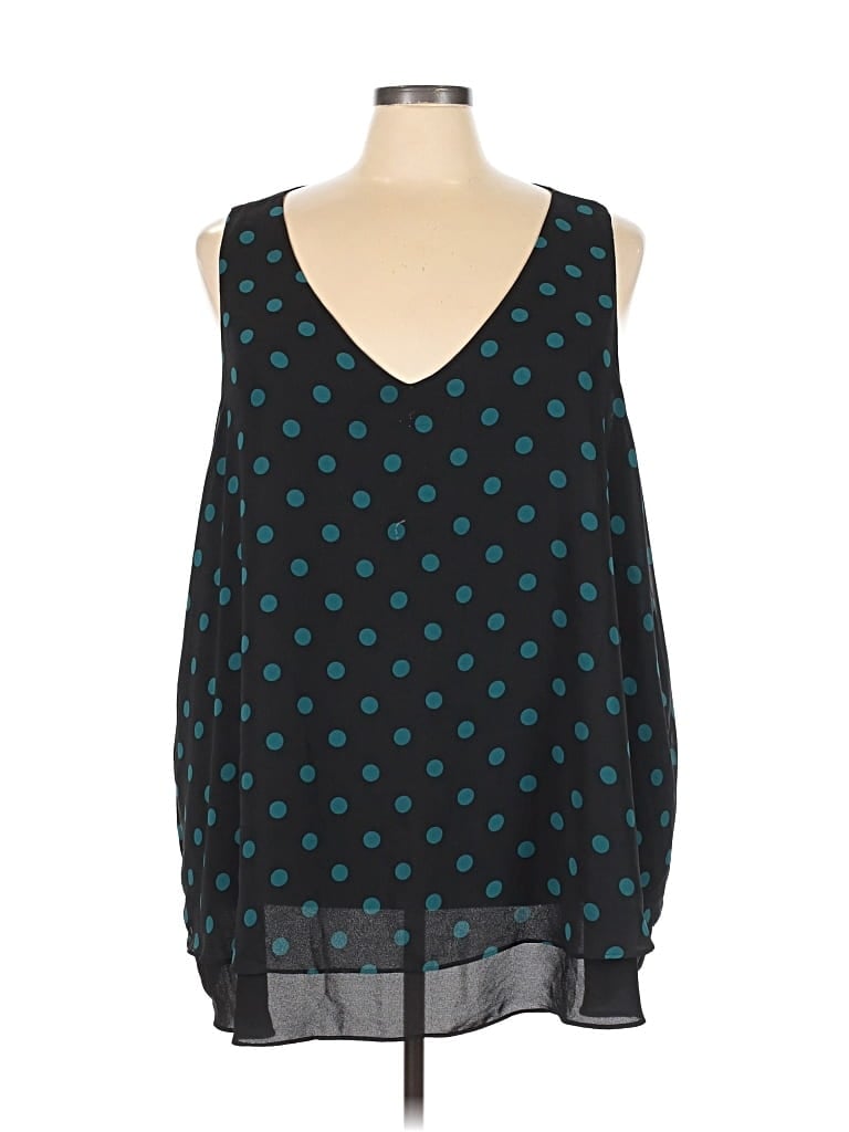 Pre-owned Torrid Sleeveless Blouse In Blue