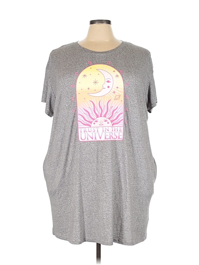 Pre-owned Joyspun Casual Dress In Gray