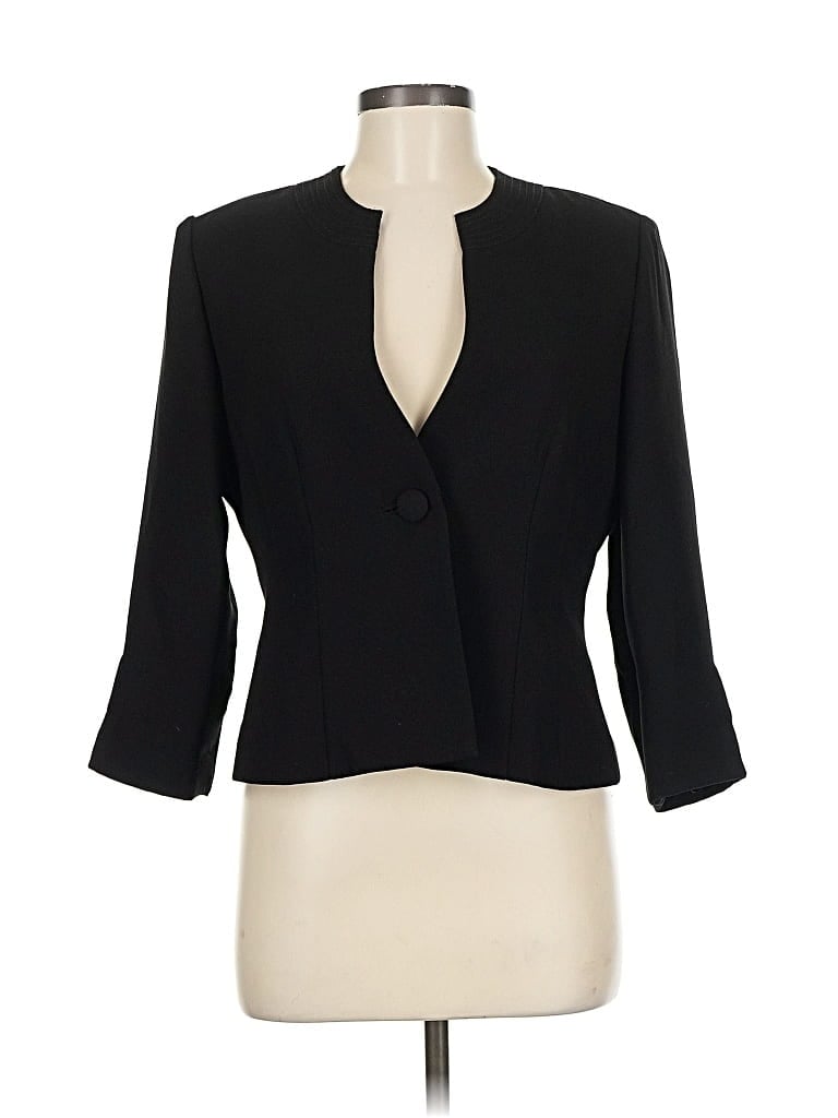 Pre-owned Jessica Howard Blazer Jacket In Black