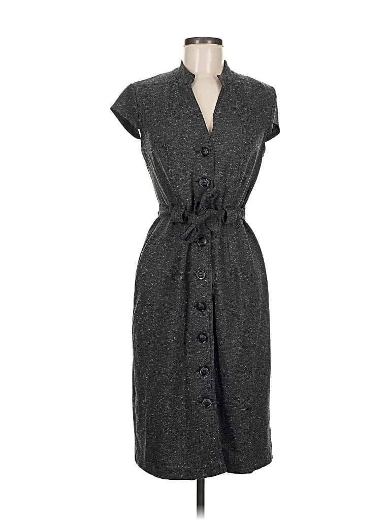 Pre-owned Dressbarn Casual Dress In Gray