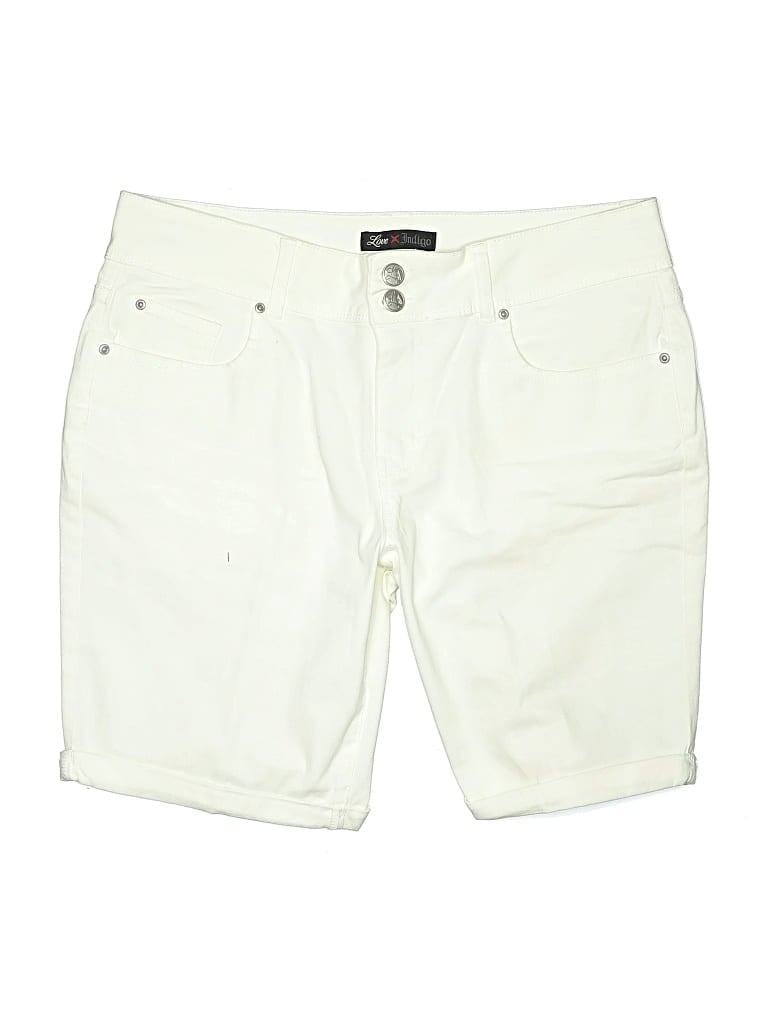 Pre-owned Love Indigo Shorts In White
