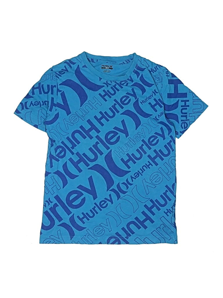Pre-owned Hurley Kids'  Short Sleeve T-shirt In Blue