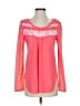 Chip & Pepper Pink Long Sleeve Blouse Size XS - photo 1
