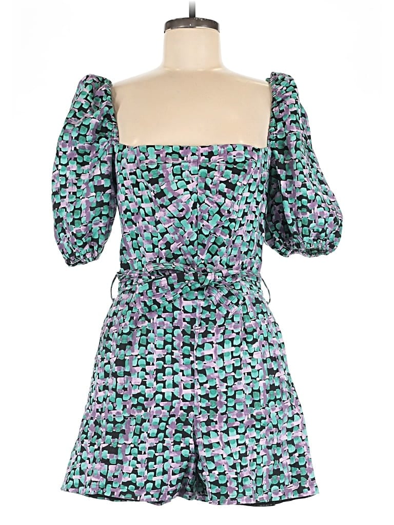 Pre-owned Karina Grimaldi Romper In Green