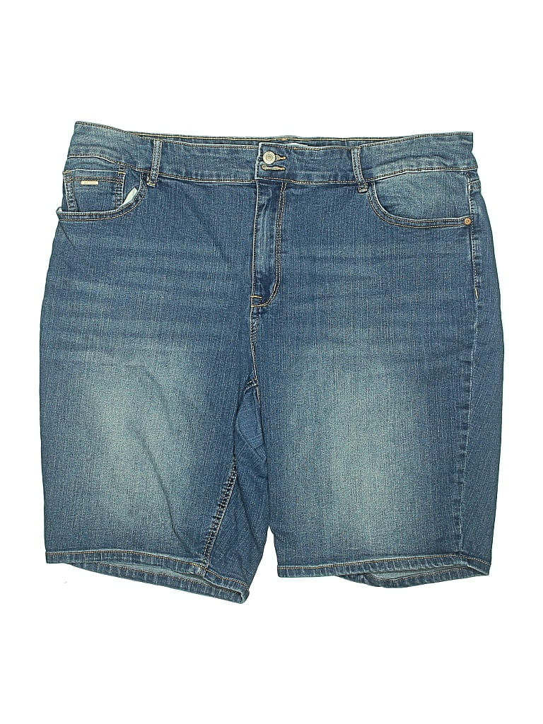 Pre-owned Nine West Denim Shorts In Blue