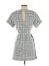 Maje 100% Polyester Tweed Gray Blue Casual Dress Size EU (FR) 34 / US 2 - photo 2