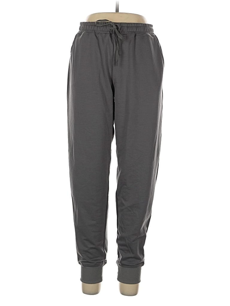 Pre-owned Lularoe Track Pants In Gray