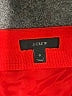 J.Crew Solid Red Wool Skirt Size 0 - photo 4