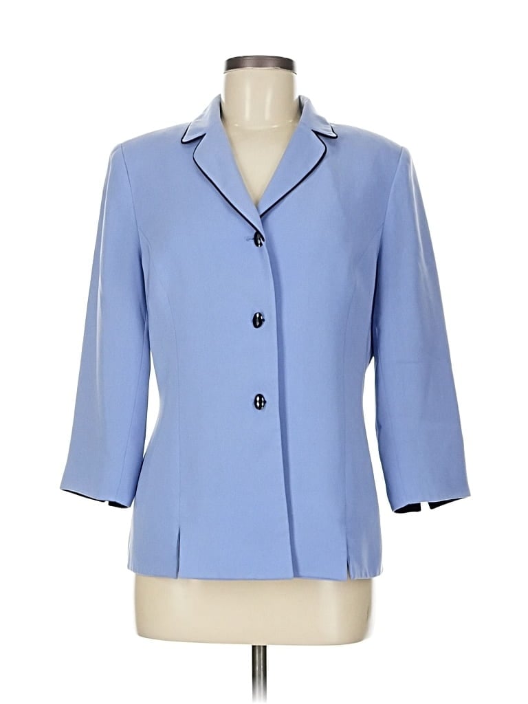 Pre-owned Kasper A.s.l. Blazer Jacket In Blue