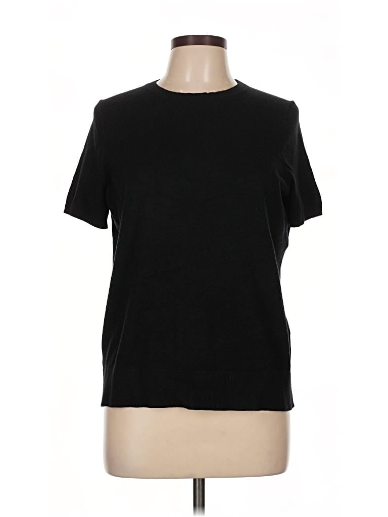 Pre-owned Nordstrom Cardigan Sweater In Black