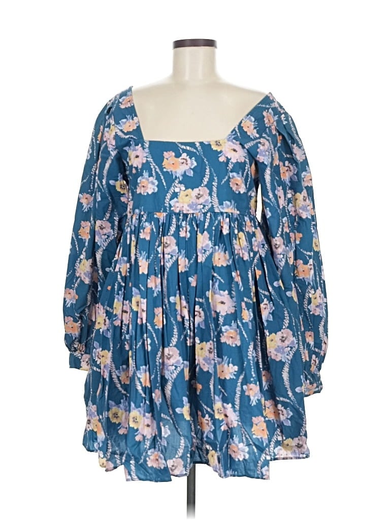 Pre-owned Loveshackfancy Casual Dress In Blue