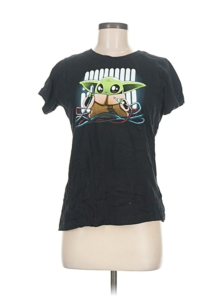 Pre-owned Star Wars Short Sleeve T-shirt In Black