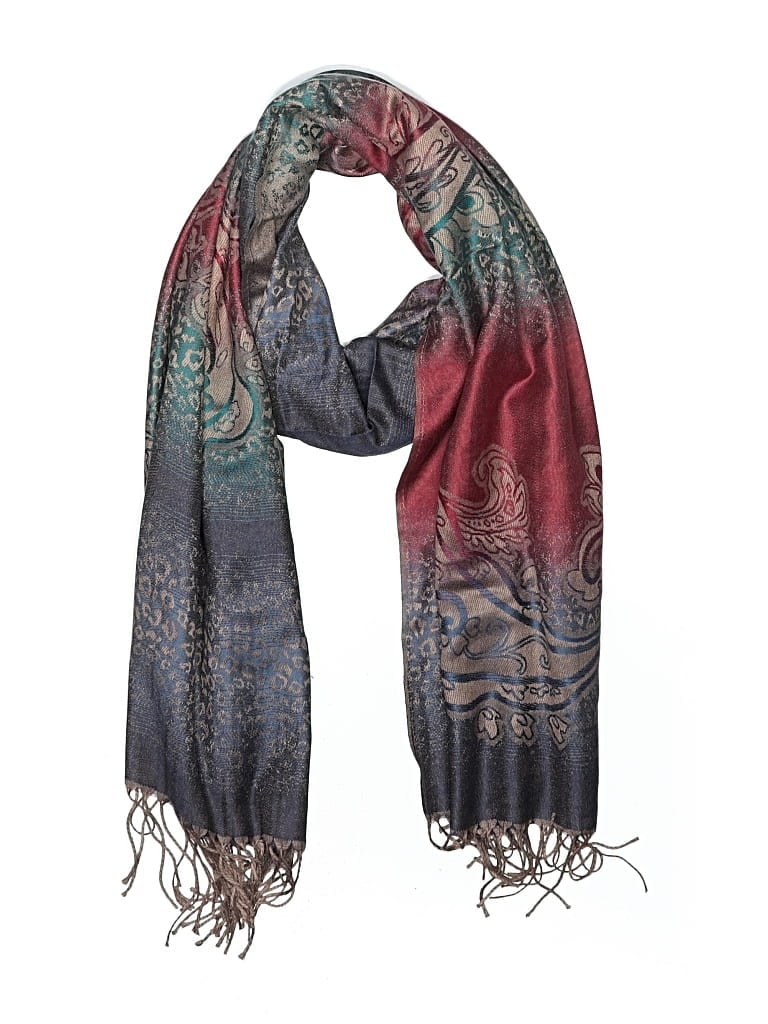 Pre-owned Unbranded Scarf In Blue