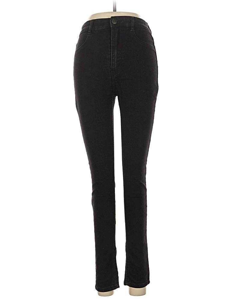 Pre-owned Pull & Bear Jeggings In Black
