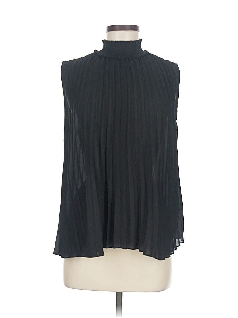 Pre-owned Nanette Lepore Sleeveless Blouse In Black