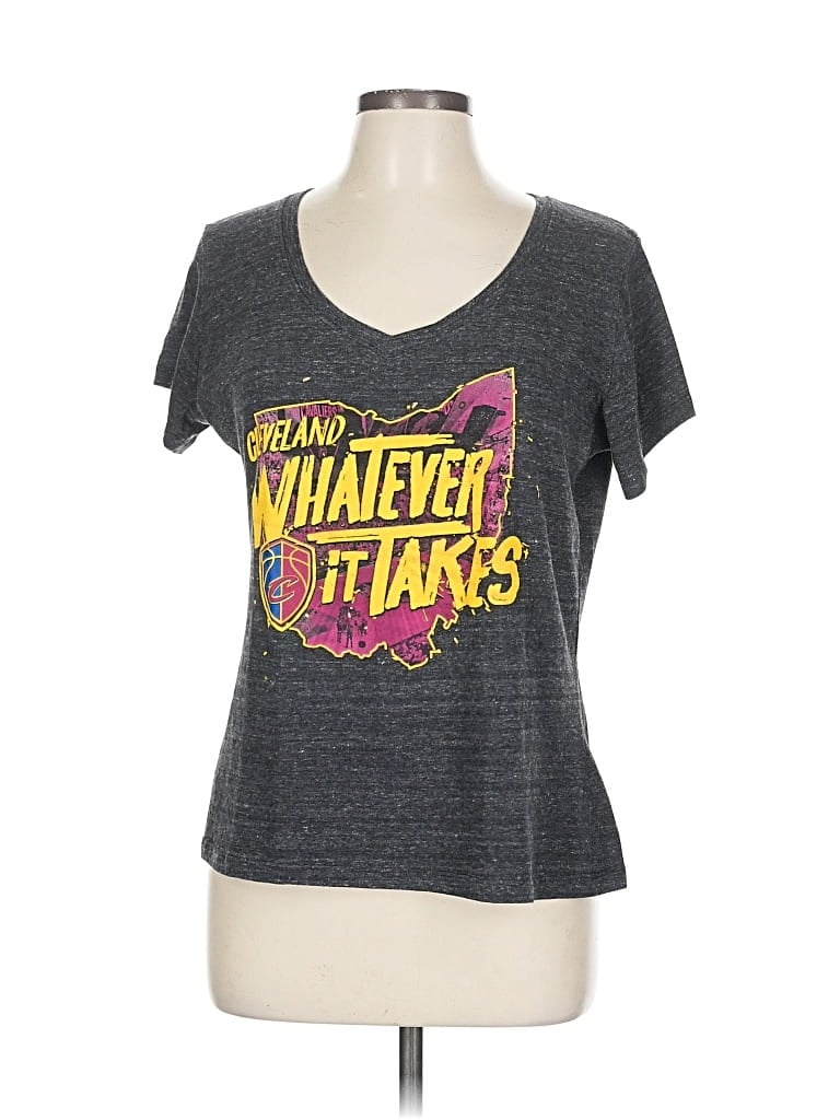 Pre-owned New Era Short Sleeve T-shirt In Gray