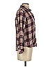 Rails 100% Rayon Plaid Burgundy Purple Long Sleeve Button-Down Shirt Size S - photo 4