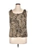 Alex Evenings Tan Sleeveless Top Size 1X - photo 1