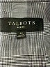 Talbots Checkered-gingham Gray Blazer Size 6 (petite) - photo 6
