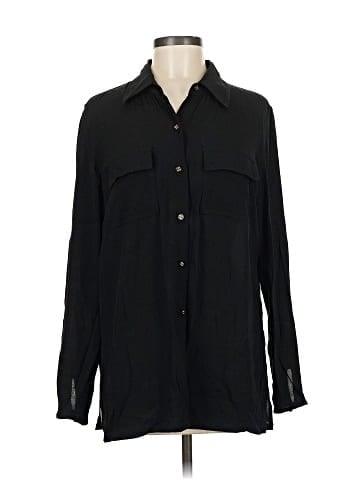 Kate Hill Long Sleeve Button-Down Shirt (view 1)