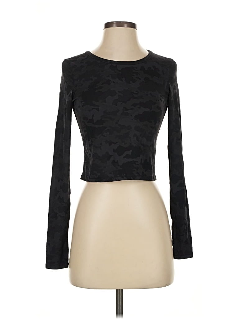 Pre-owned Crz Yoga Long Sleeve T-shirt In Black