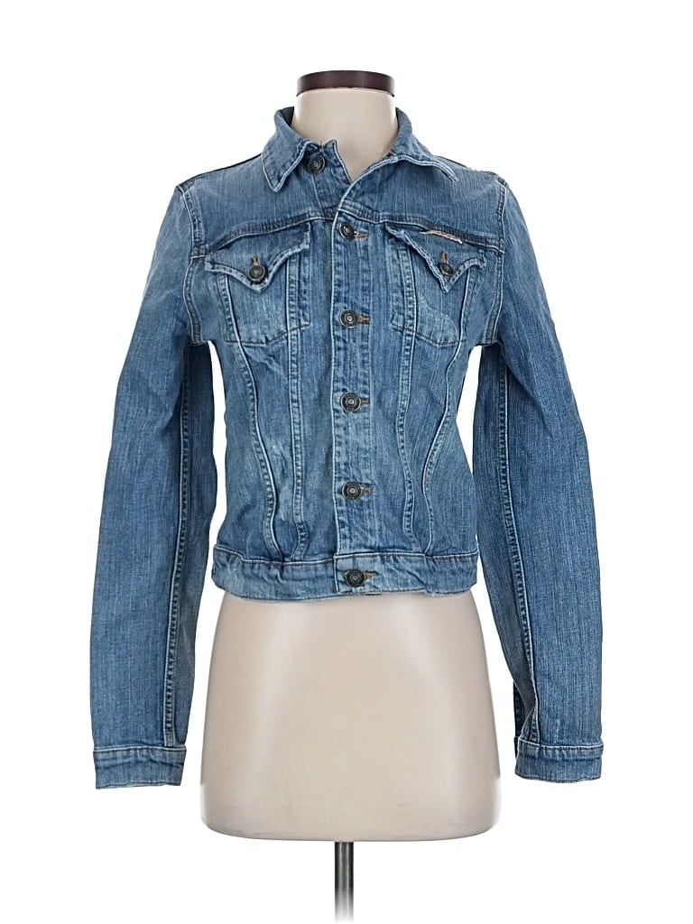 Pre-owned Hudson Denim Jacket In Blue