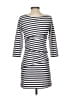J. McLaughlin Stripes Gray Casual Dress Size XS - photo 2