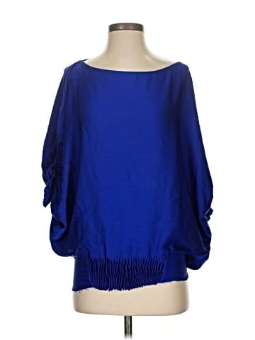 Diane von Furstenberg 3/4 Sleeve Silk Top (view 1)