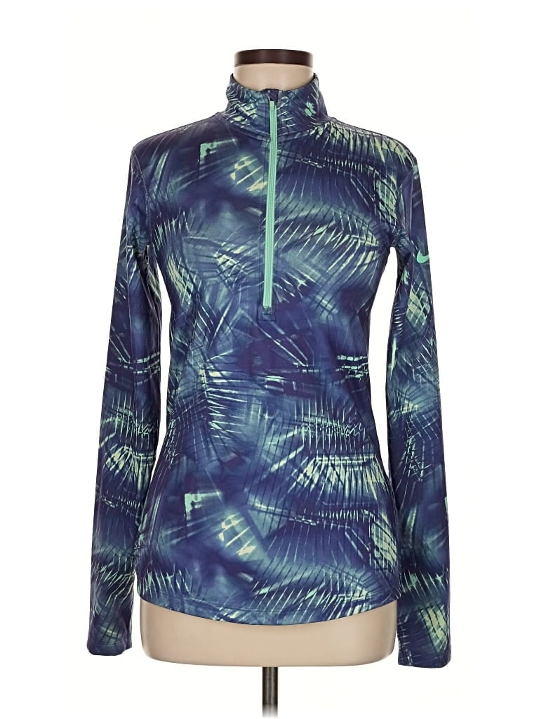 Pre-owned Nike Track Jacket In Blue