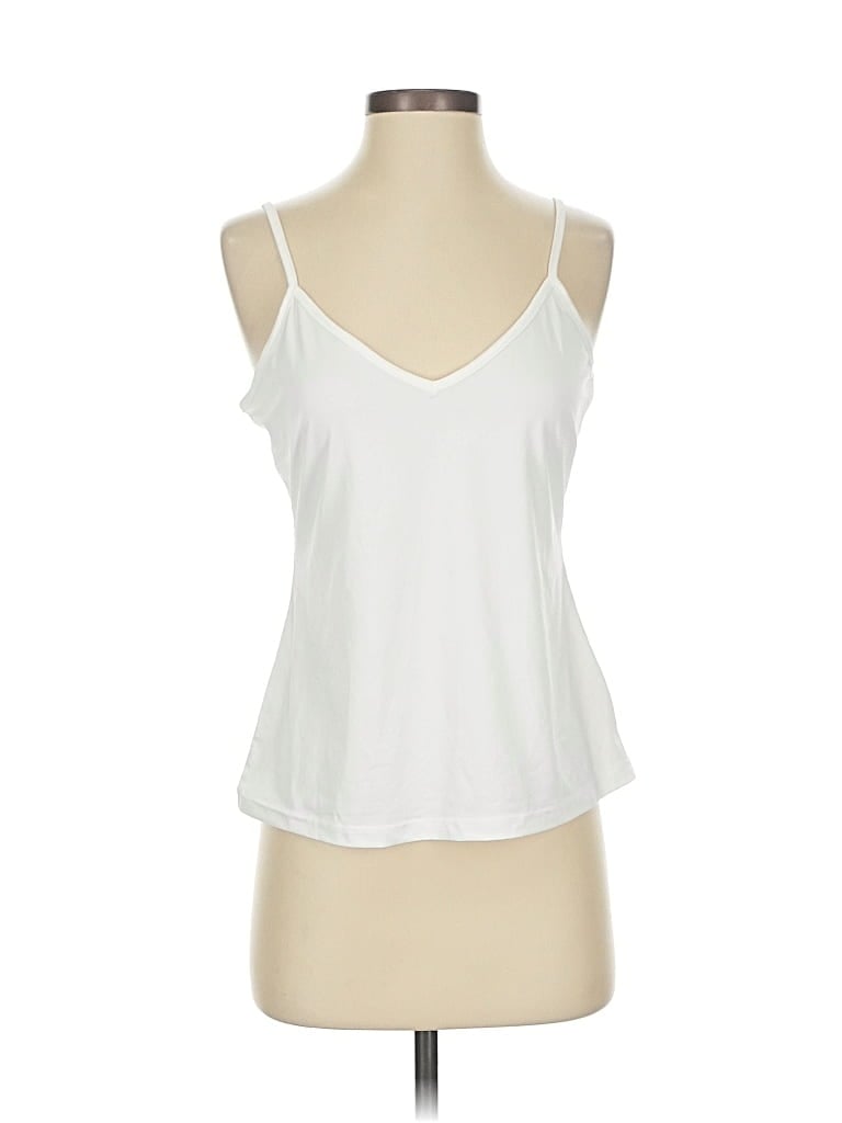 Pre-owned Boston Proper Sleeveless Top White Sweetheart Neckline Tops