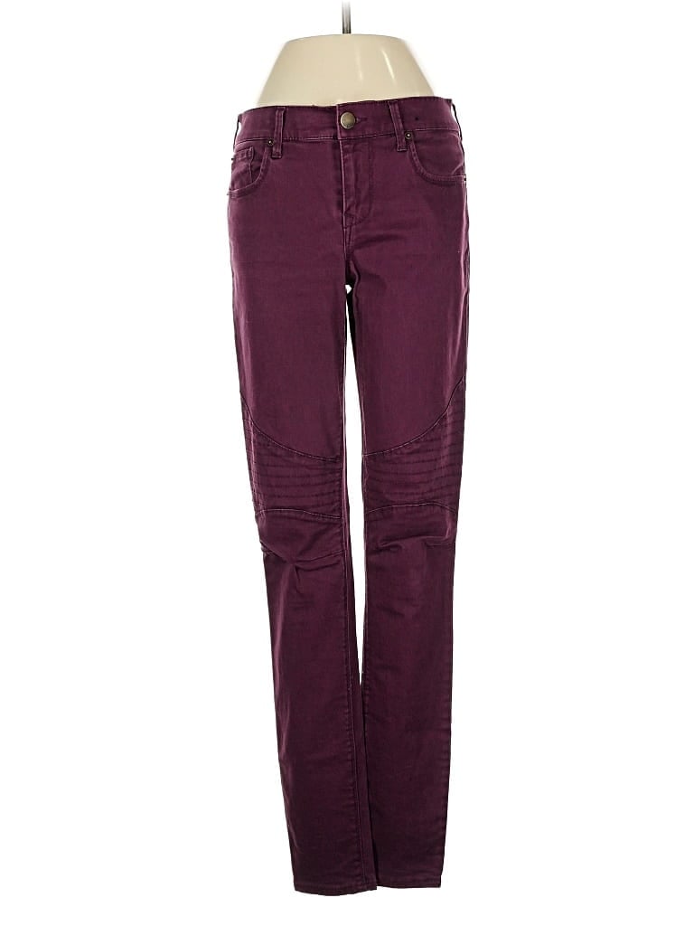 Pre-owned Express Jeans In Burgundy