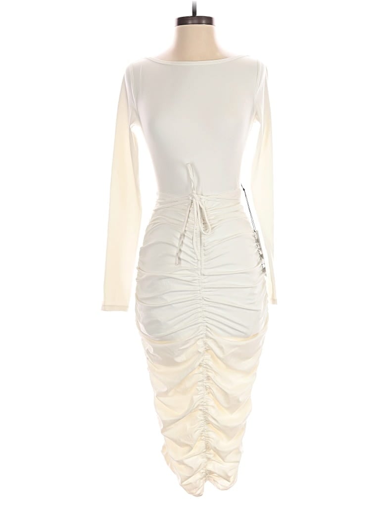 Pre-owned Girlfriend Collective Jumpsuit In White